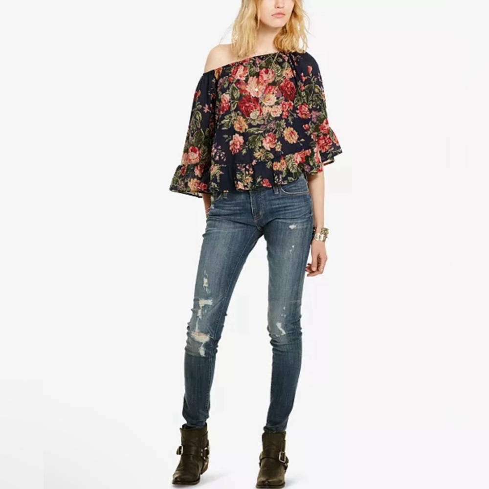 Ralph Lauren Denim & Supply off the shoulder flowy top